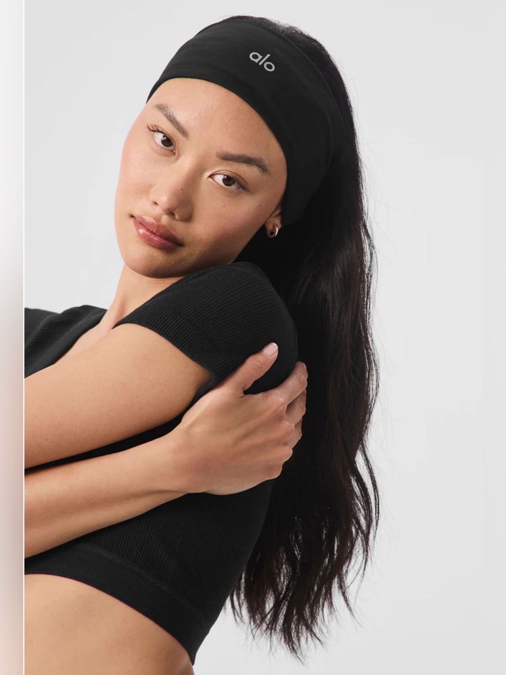 Alo Yoga performance conquer black headband #aloyoga #activewear #alo
NWT